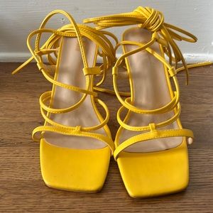 Strappy summer heels